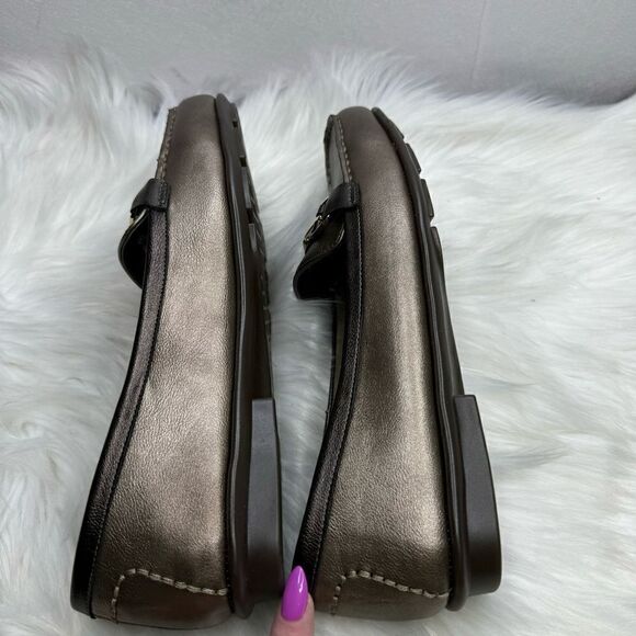 Anne Klein Nu World Bronze Slip On Flats 10 - Picture 5 of 8